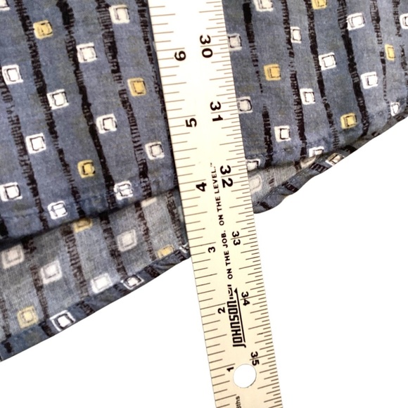 Basic Editions Retro Men’s Geo Print Rayon Short Sleeve Casual Shirt Size XXL - Picture 4 of 7